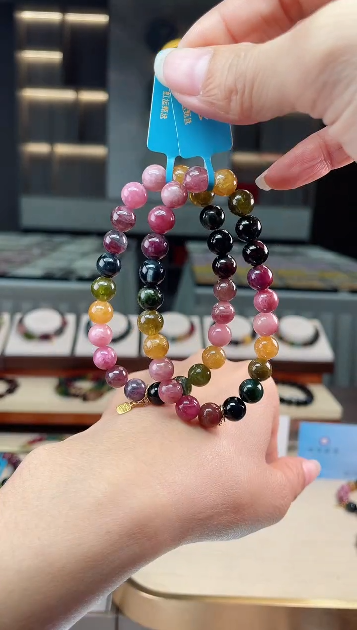 【闪购商品】碧玺单圈手串未镶嵌（多样性发一条）Q