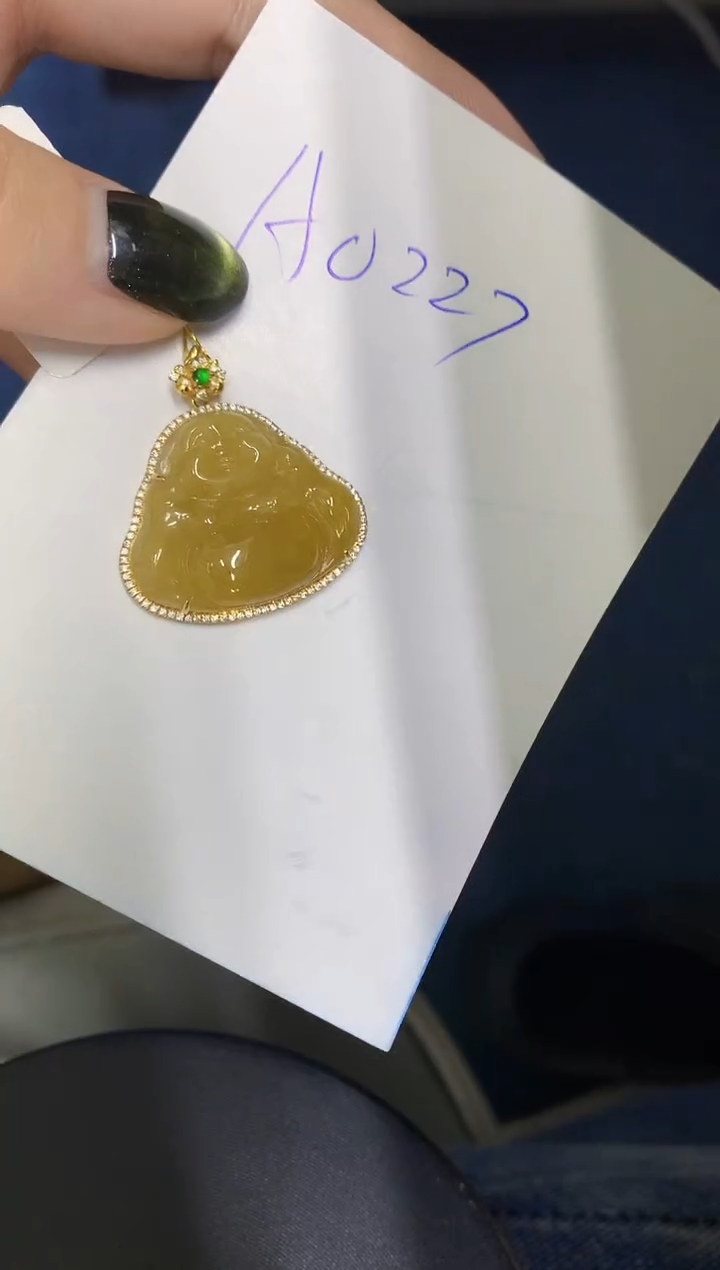 【闪购商品】翡翠18K金镶嵌颈饰0000000000