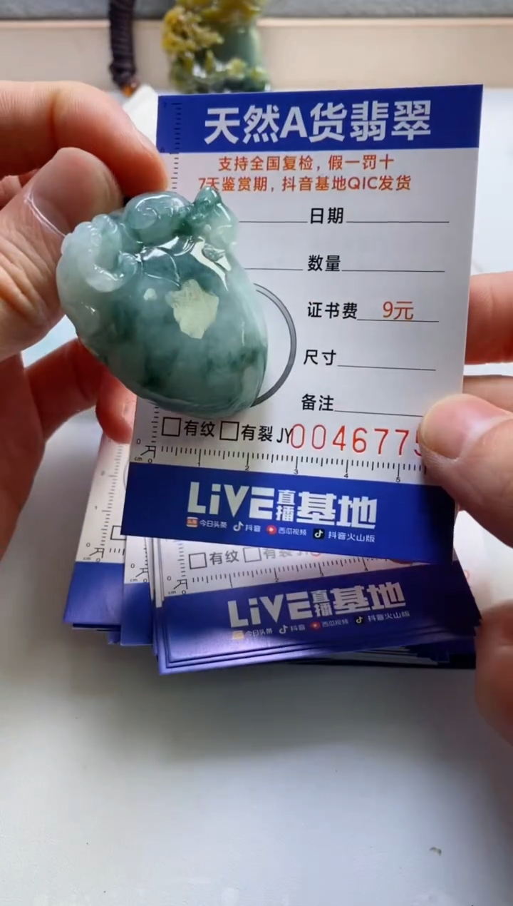 【闪购商品】翡翠挂件未镶嵌                