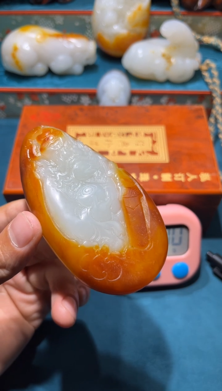 未镶嵌和田玉挂件一**凉1