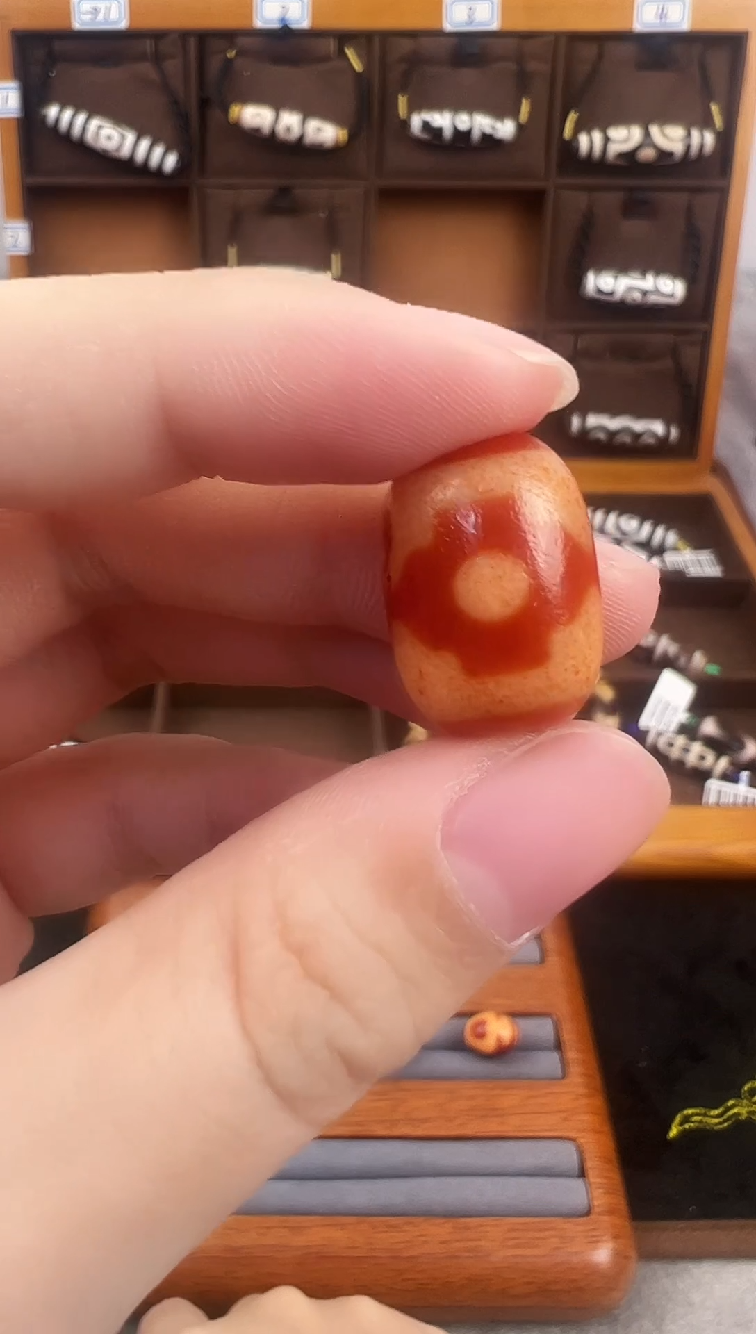 玛瑙/玉髓（覆膜）颈饰未镶嵌152（微瑕）