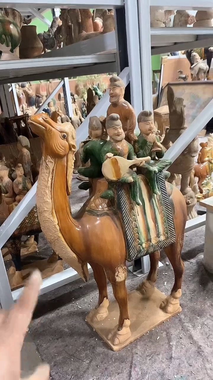 【闪购商品】罐唐三彩手工陶瓷品