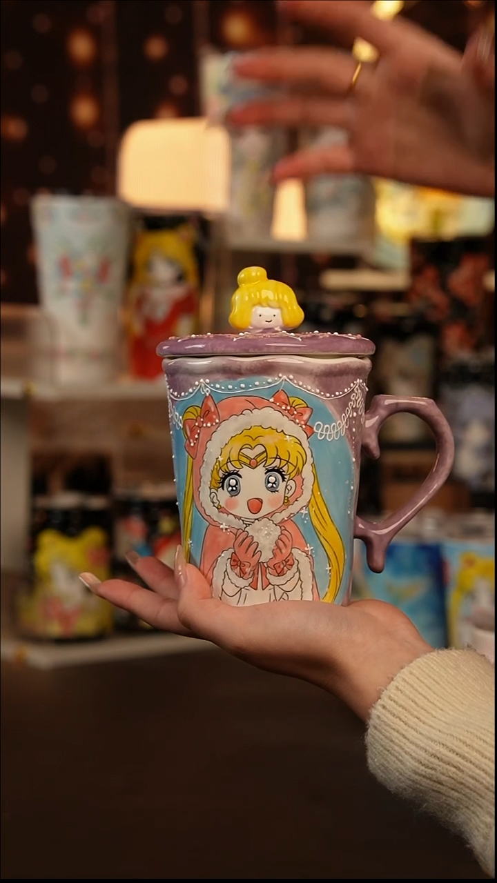 （玉泥）景德镇手工手绘文创陶瓷杯