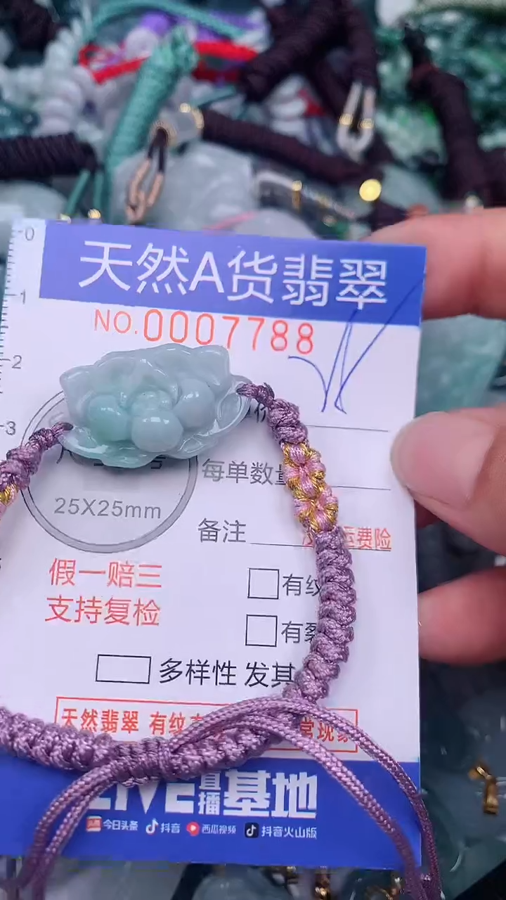 翡翠未镶嵌颈饰...0007788