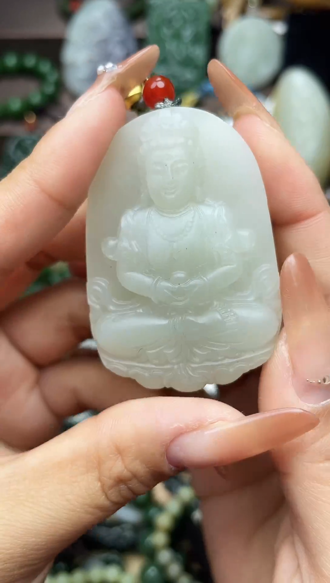 颈饰未镶嵌和田玉未镶嵌和田玉吊坠多样性拍一发一