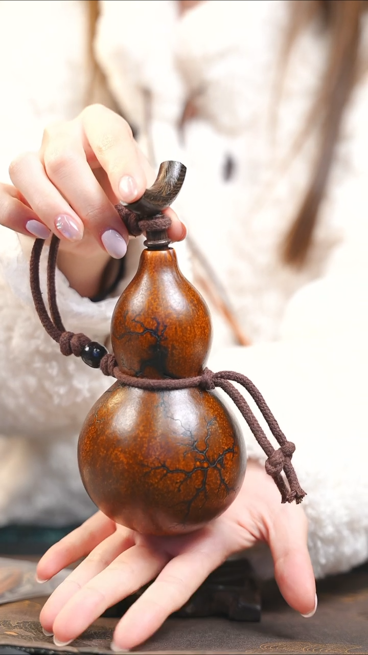 【闪购商品】XN311大漆酒葫芦不包手串及旋转底座