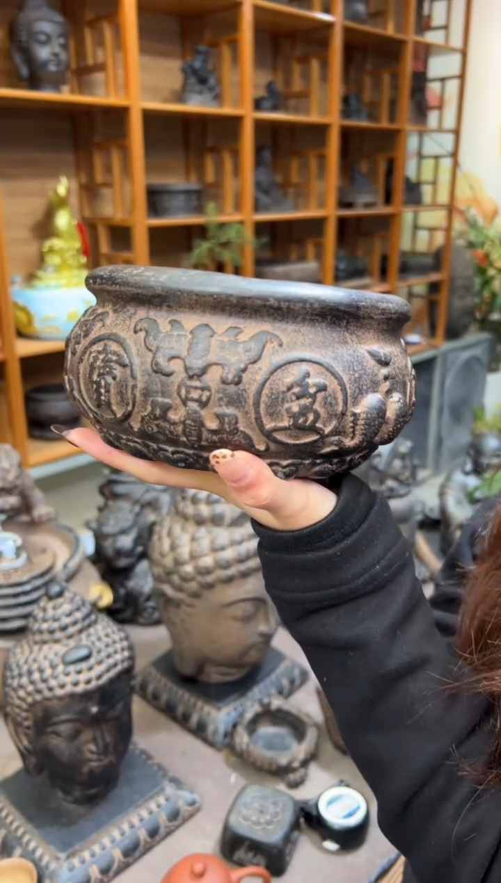 陶土【火山泥】聚宝盆