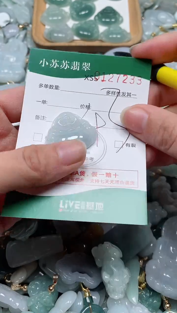 【闪购商品】翡翠颈饰未镶嵌闪购商品0127233