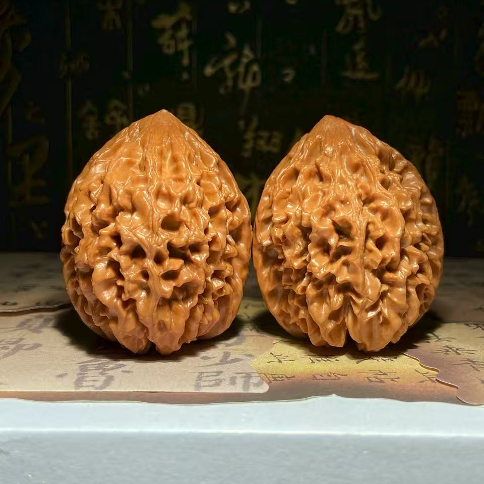 文玩核桃把件招财鼠边43肚44高52