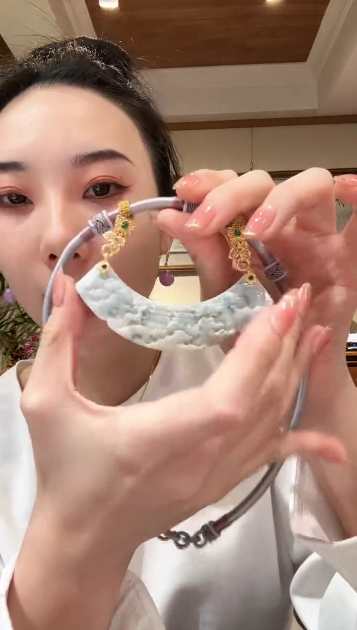 【闪购商品】翡翠颈饰未镶嵌国风