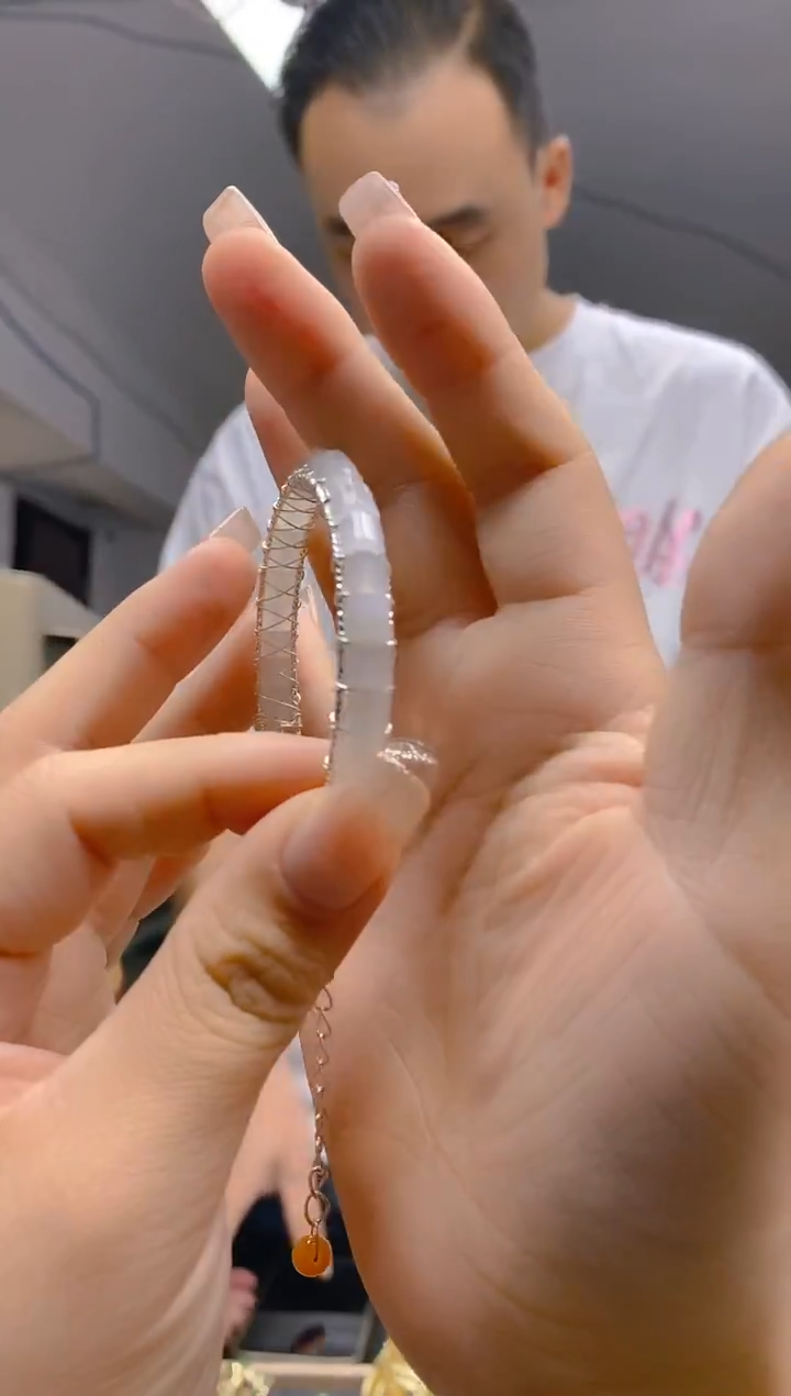 【闪购商品】翡翠耳饰合金405翡翠手镯