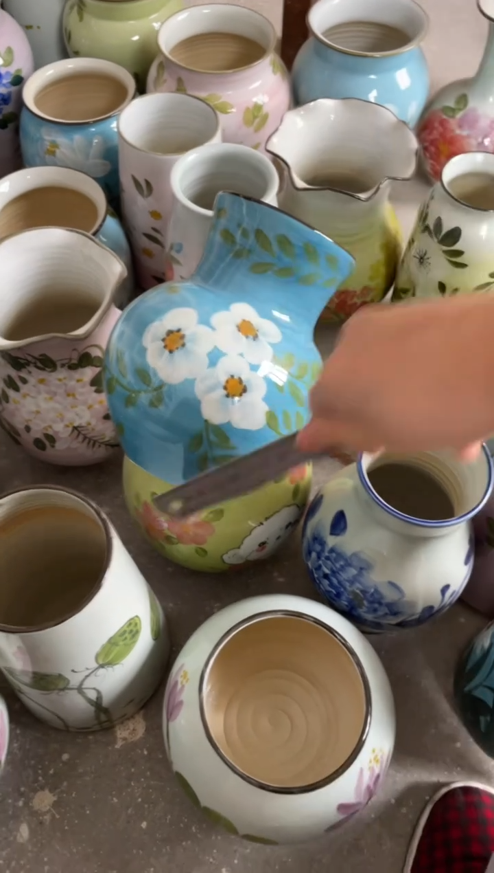 瓶瓷景德镇手绘花瓶