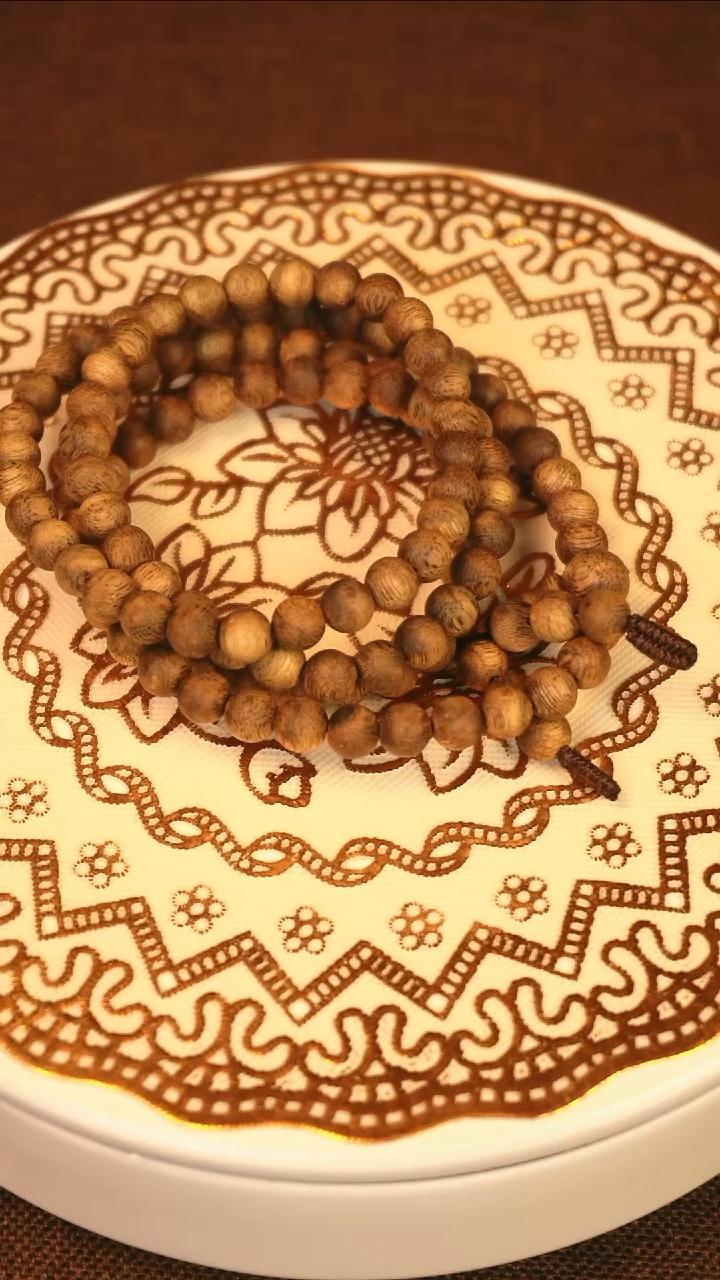 沉香手串6mm圆珠多圈海南莺歌奇楠10g+