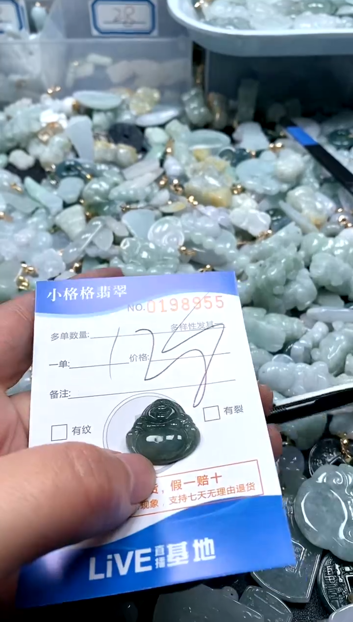 【闪购商品】翡翠颈饰未镶嵌闪购商品0198955