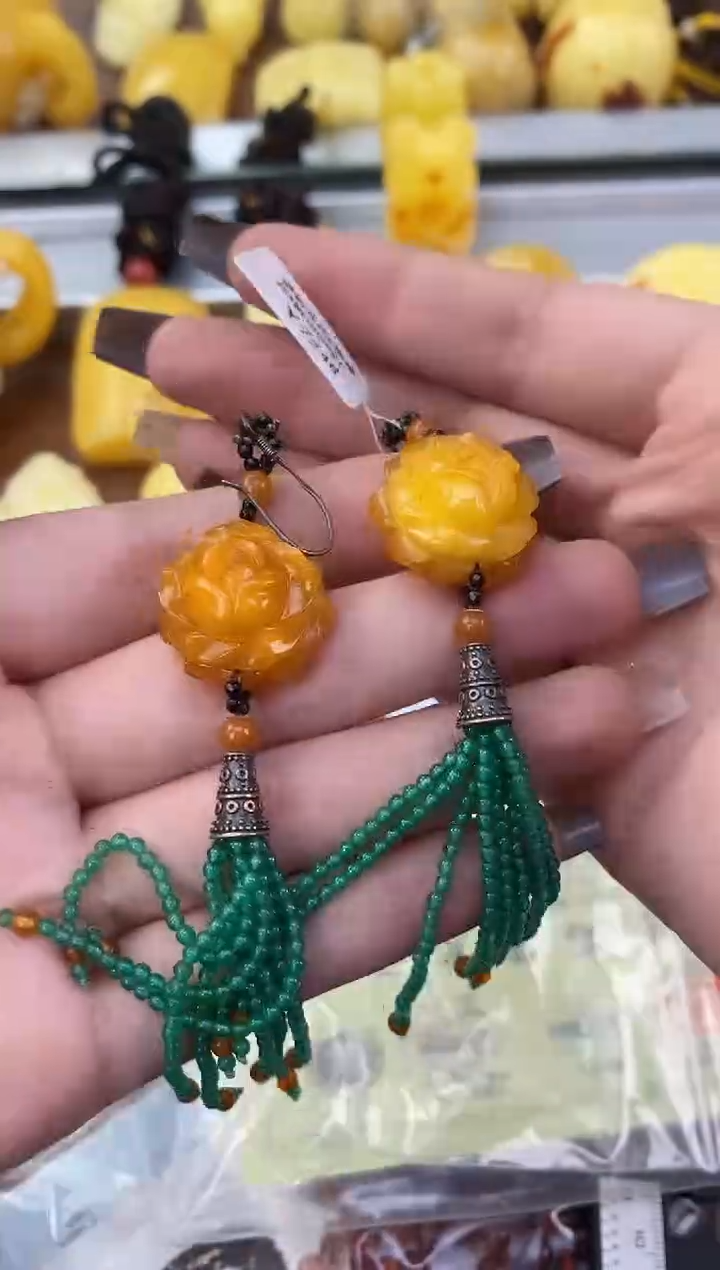 裸石琥珀未镶嵌天然琥珀蜜蜡