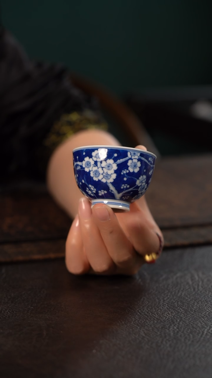 【闪购商品】杯HLX陶瓷冰梅小鸡心杯