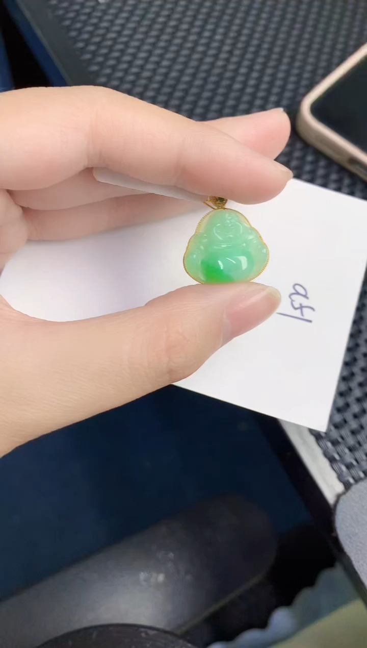 【闪购商品】翡翠颈饰18K金镶嵌0000000000