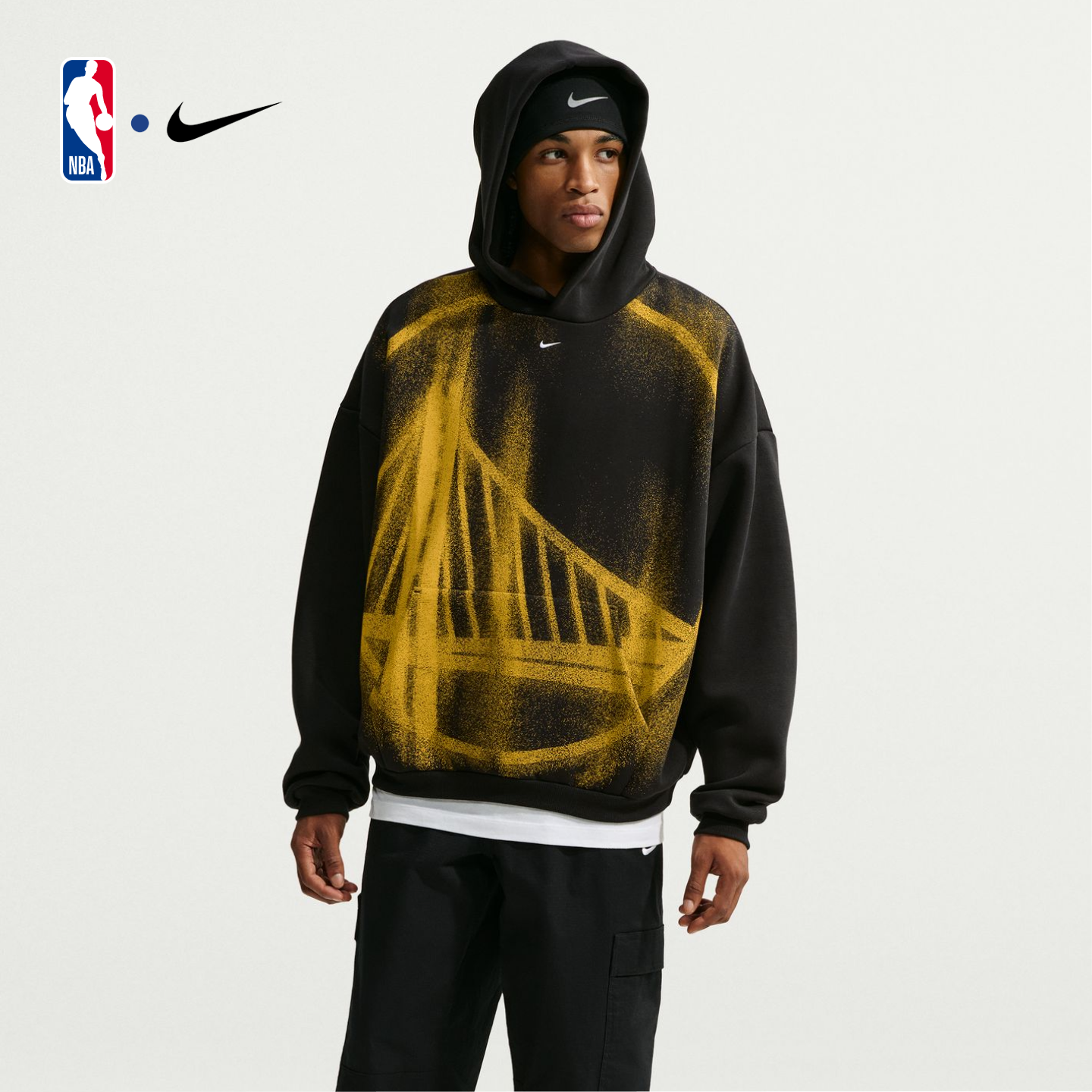 【球星同款】NBA官方Nike勇士队/公牛/骑士/湖人队之魂系列加绒卫衣