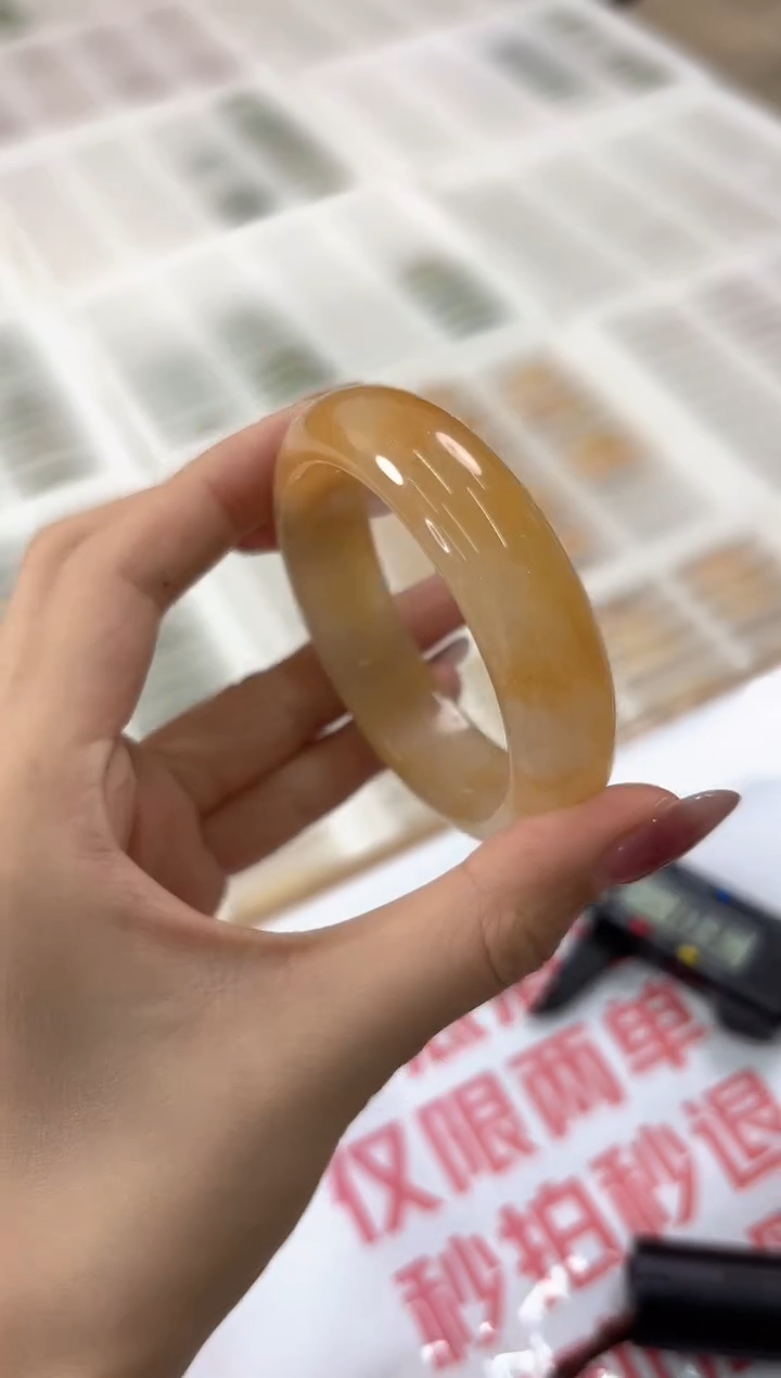 未镶嵌手镯石英质玉176-53HU