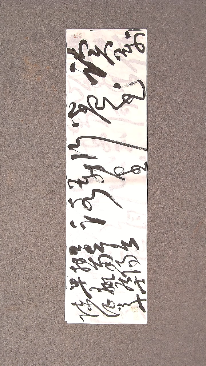 书法陈征河南南阳 90*25尺寸