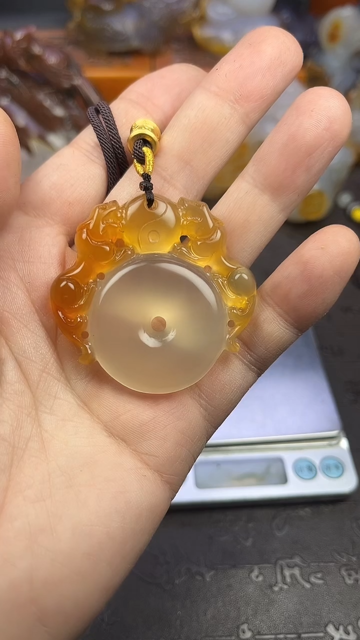 【闪购商品】玛瑙/玉髓吊坠未镶嵌1