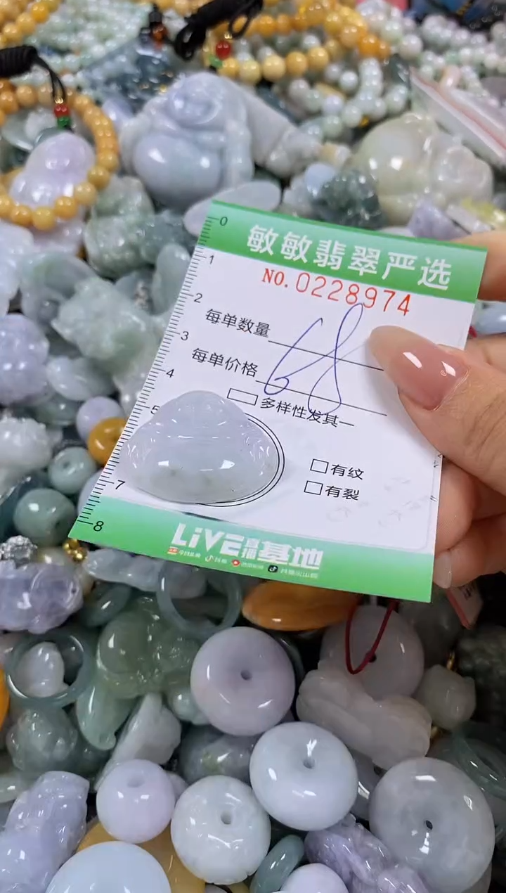 翡翠未镶嵌颈饰闪购0228974