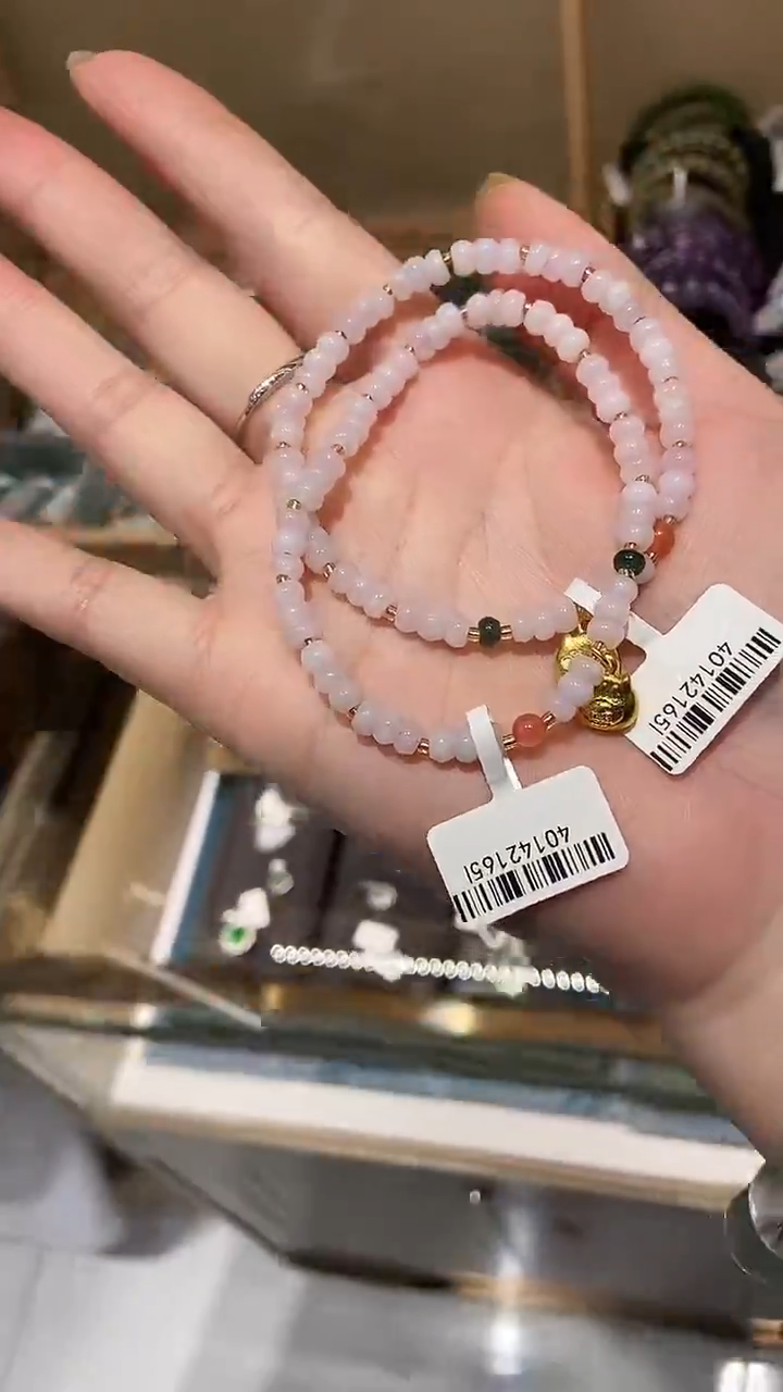 未镶嵌手链翡翠40142165L 翡翠手串