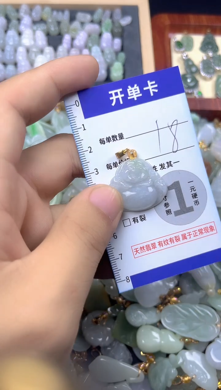 颈饰未镶嵌翡翠天然A货翡翠