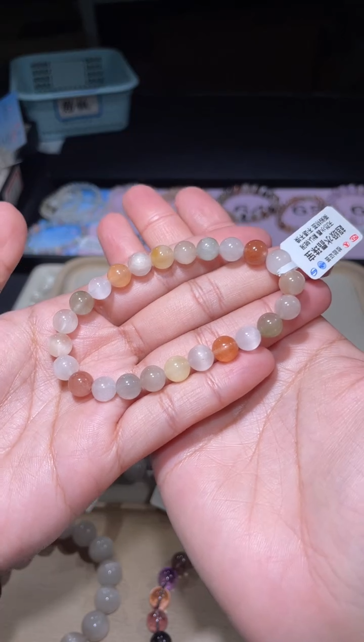 【闪购商品】水晶手链未镶嵌68号多样性发货一G 7+