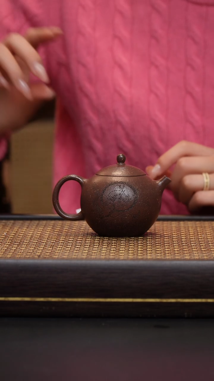 茶壶紫砂紫玉金砂 西施