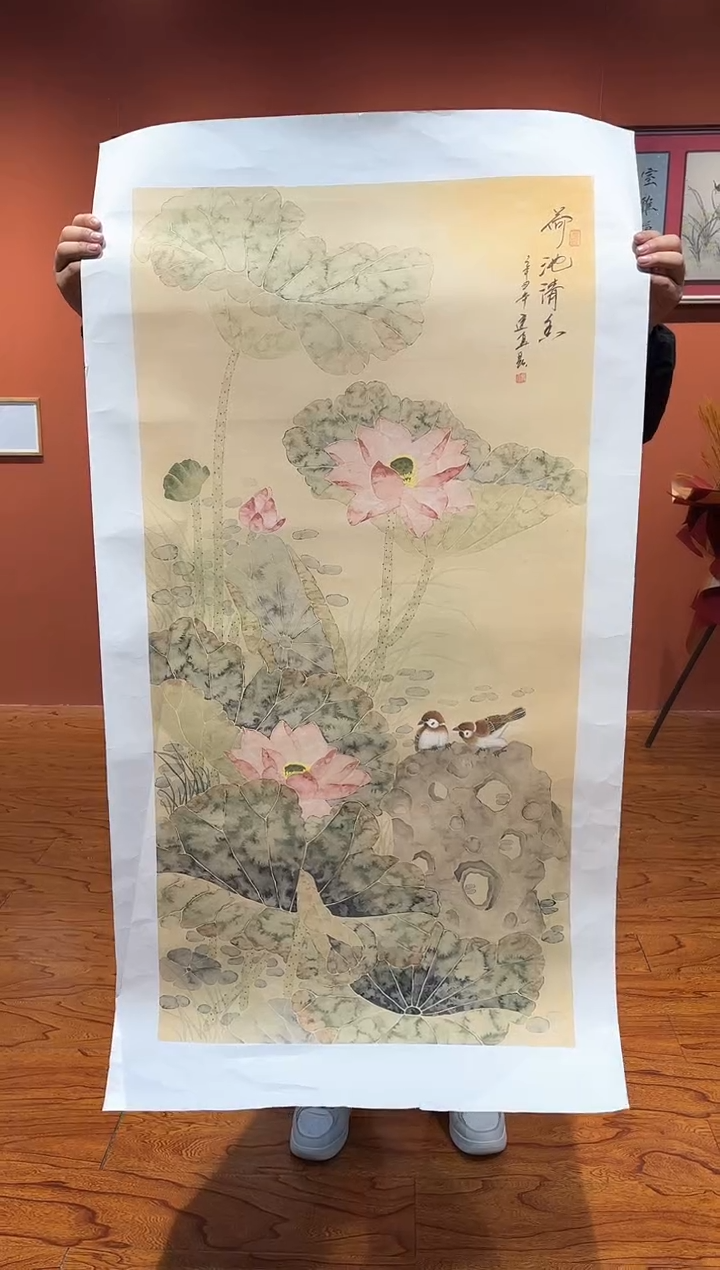 【闪购商品】国画周建真老师绘画作品16-21