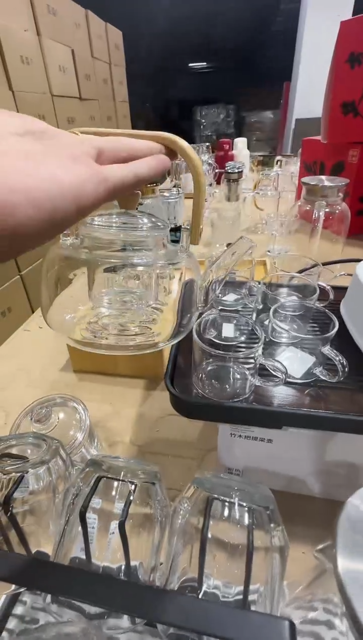 【闪购商品】玻璃无盖款直播专属1壶+6杯