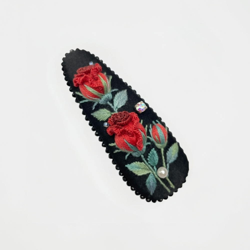 【发夹·直播间同价】酒杯玫瑰时尚发夹气质发卡百搭民族风森系