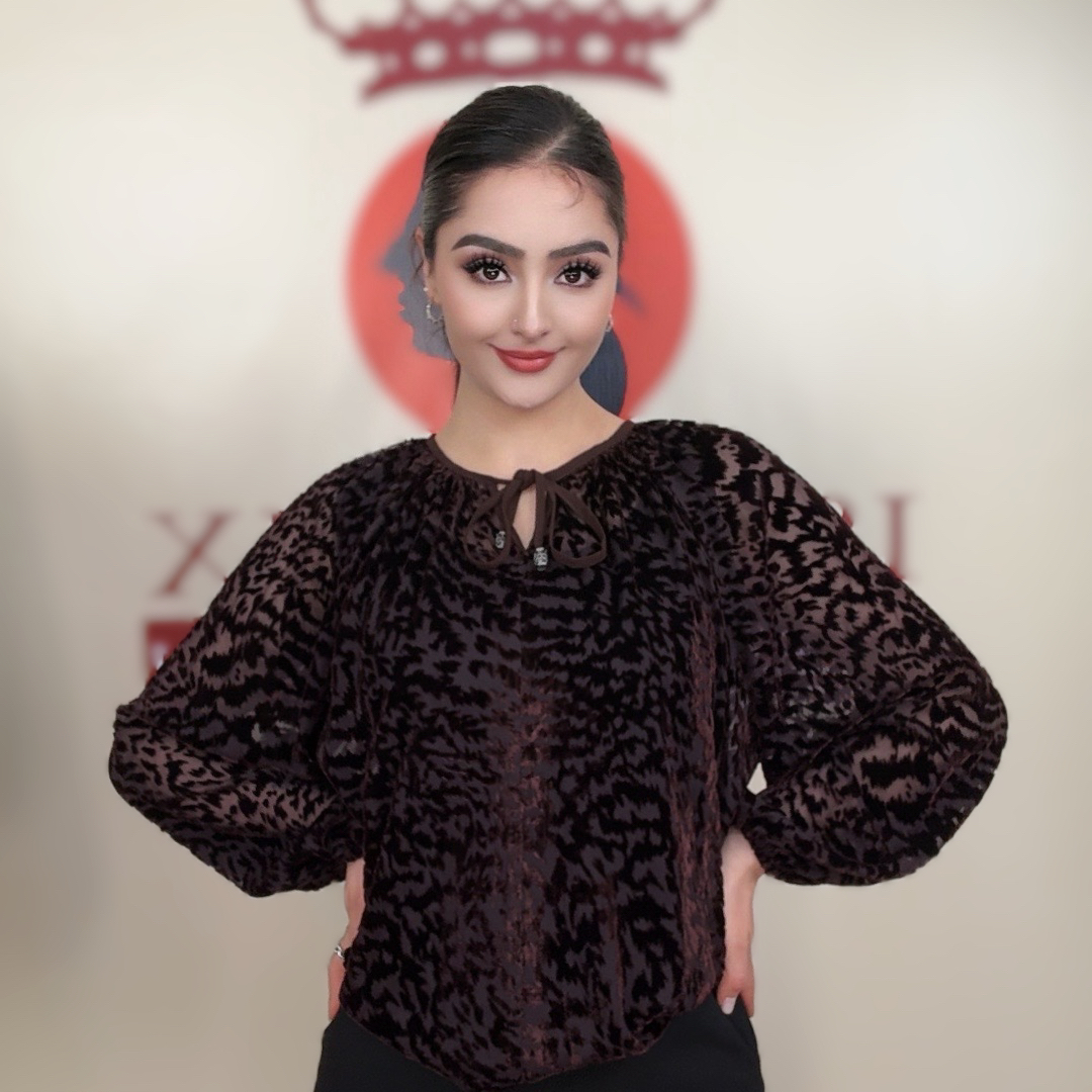 【皇后1】isilhanish ｜2025年秋冬新款丝绒烧花衬衫没有吊带5000