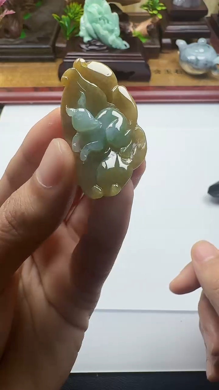 吊坠(不含链)未镶嵌翡翠1