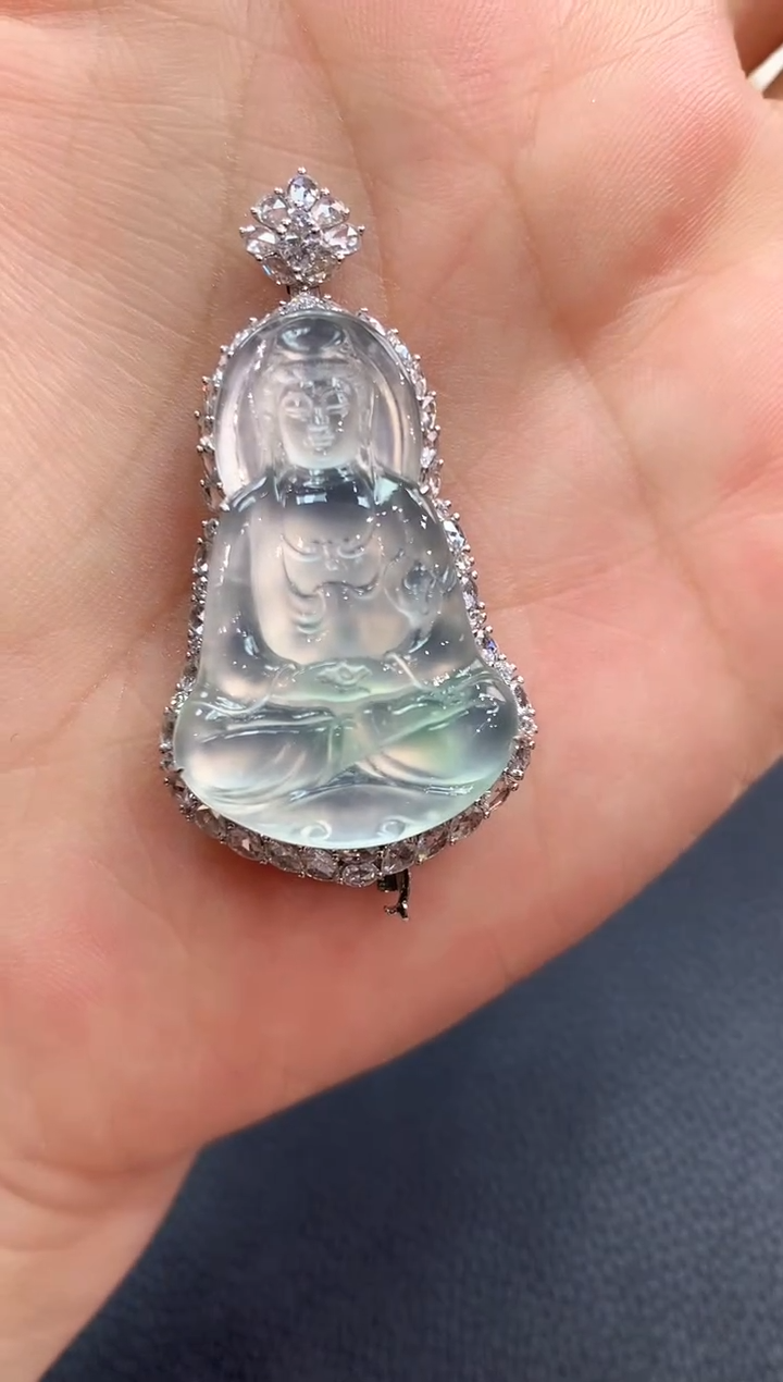 【闪购商品】翡翠吊坠(不含链)未镶嵌m91     