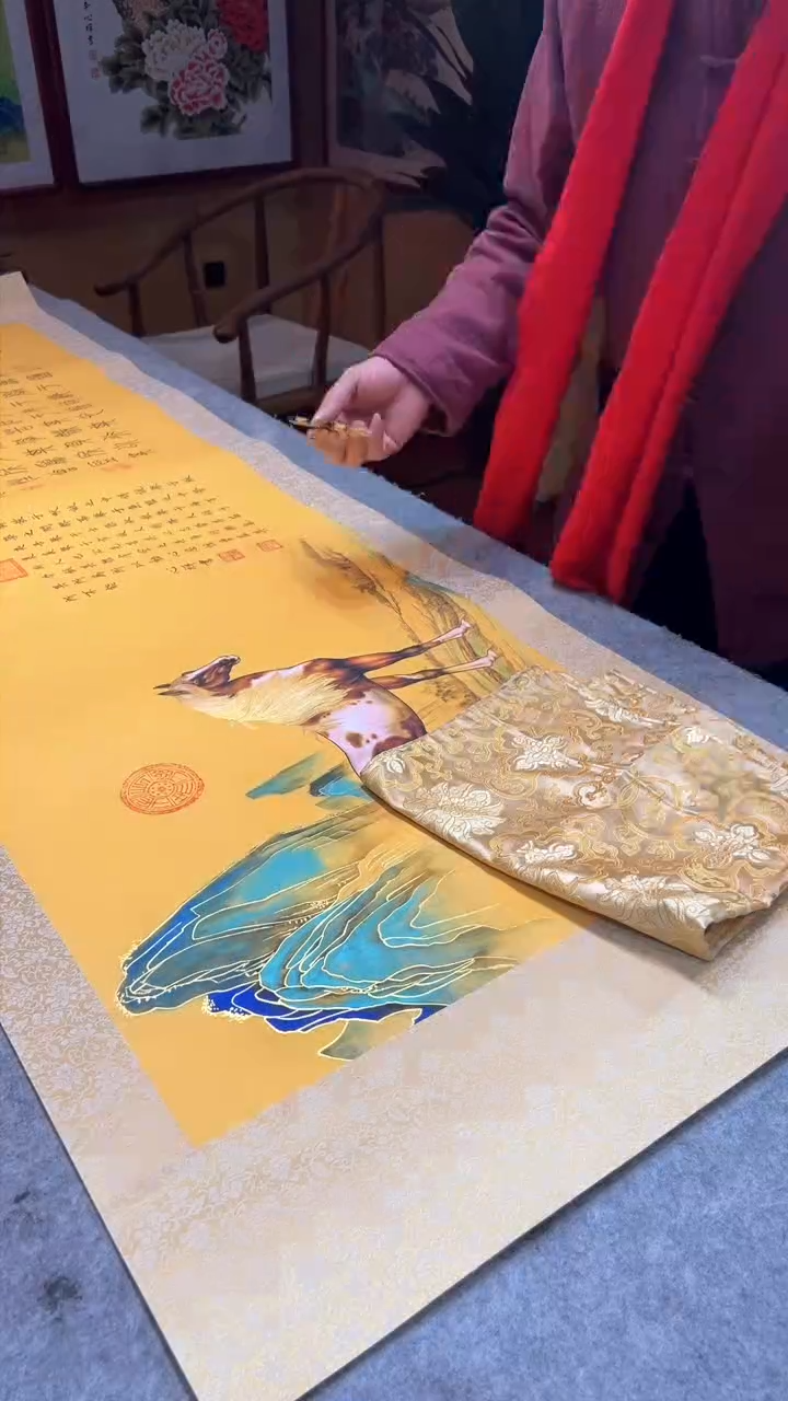 【闪购商品】国画《养德泽福》李心禅书画作品