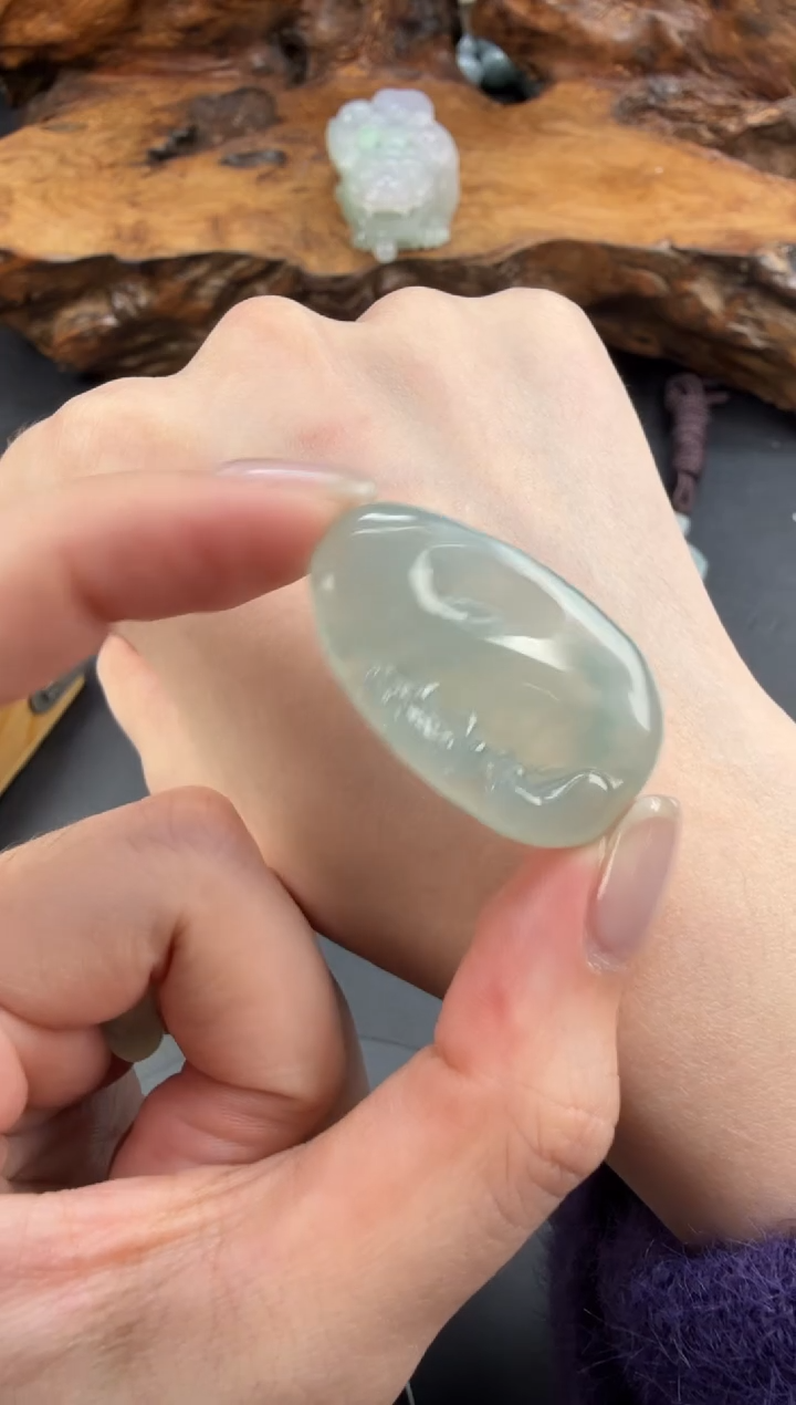 吊坠(不含链)未镶嵌翡翠翡翠饰品-378