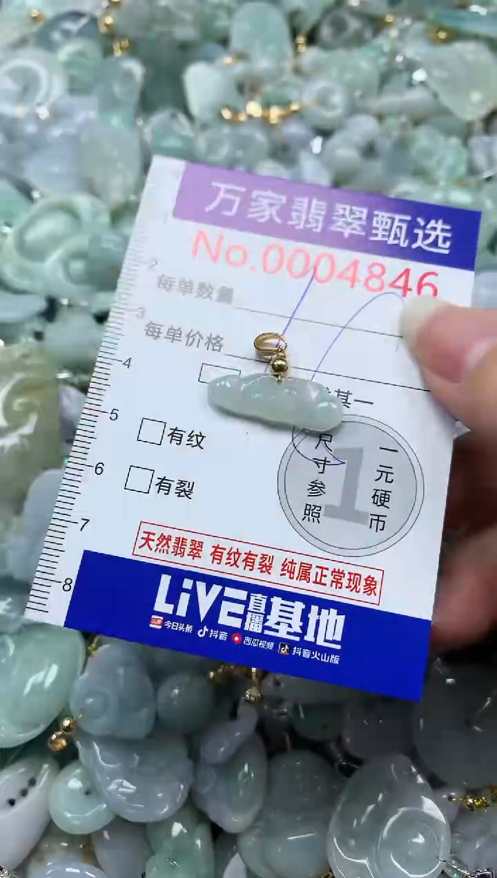 吊坠(不含链)未镶嵌翡翠4846