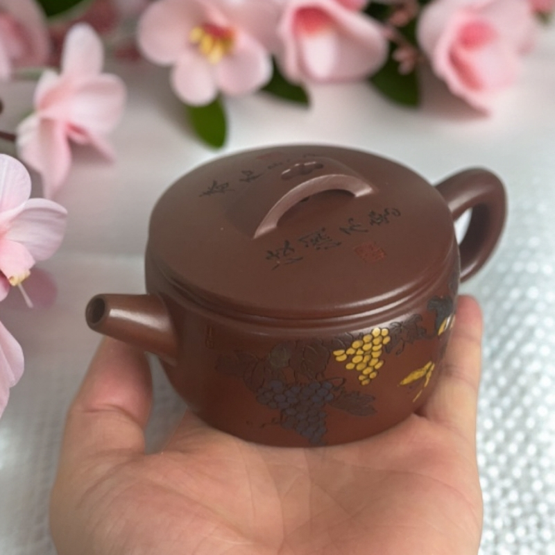 宜兴紫砂功夫泡茶具纯手工制作180c汗瓦