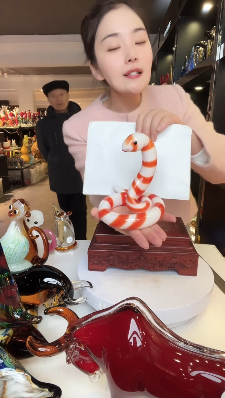 【闪购商品】茶盏琉璃摆件家居摆件