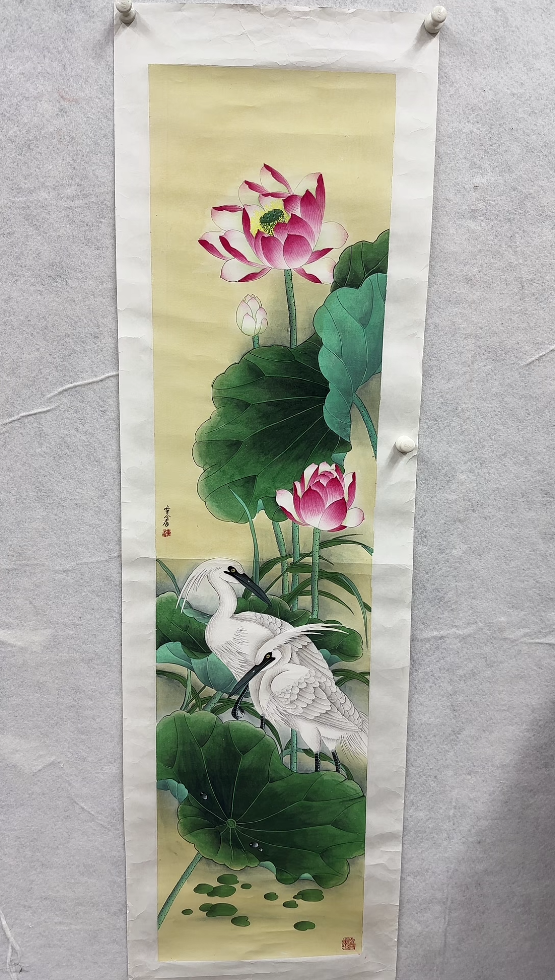 国画童介眉/精品国画花鸟