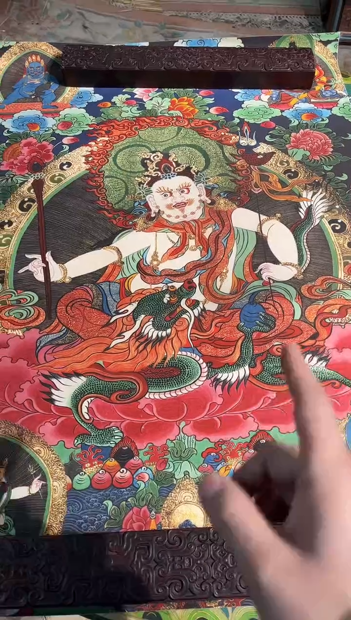 卷轴画路路的唐卡tk160