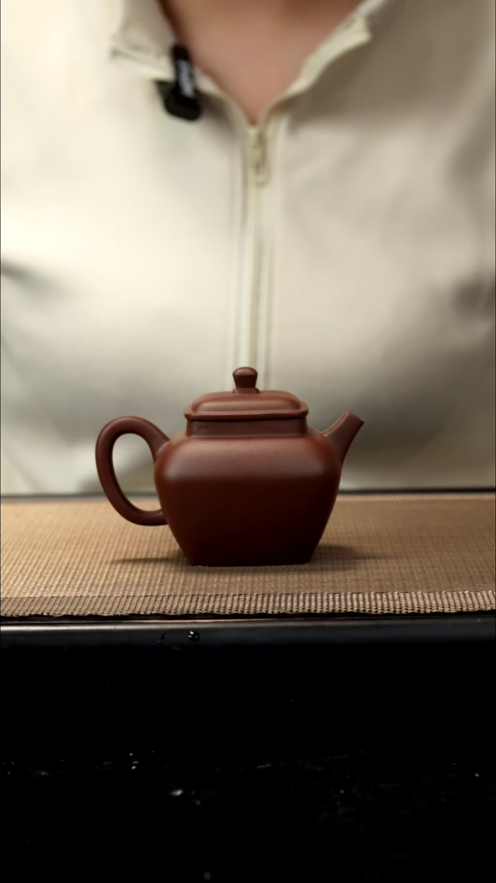 紫砂茶盏中槽清四方言心150CC