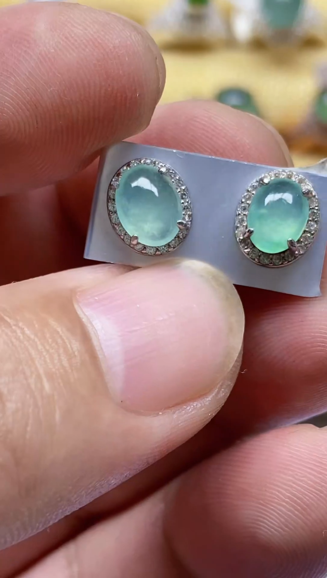 【闪购商品】翡翠戒指银S925镶嵌0000