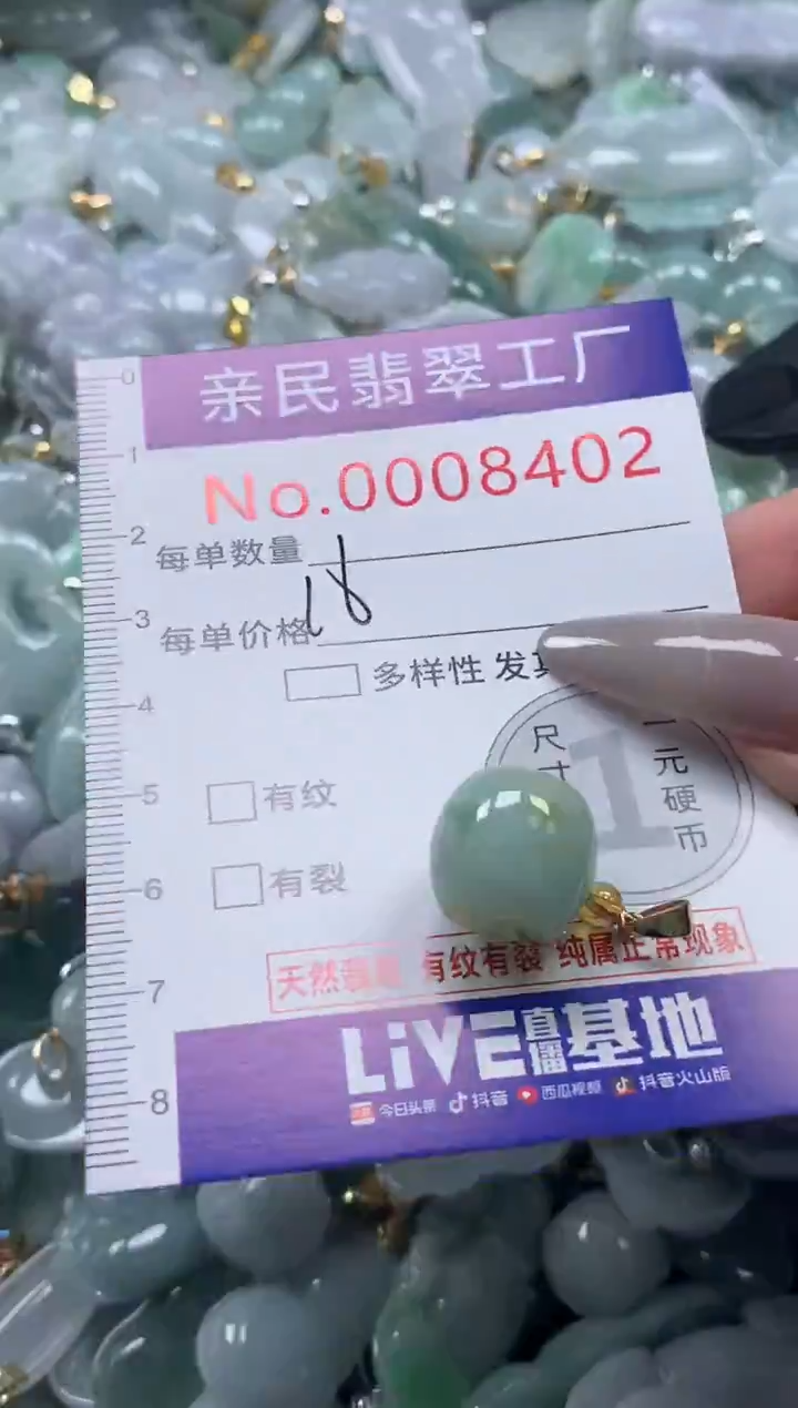 颈饰未镶嵌翡翠8402