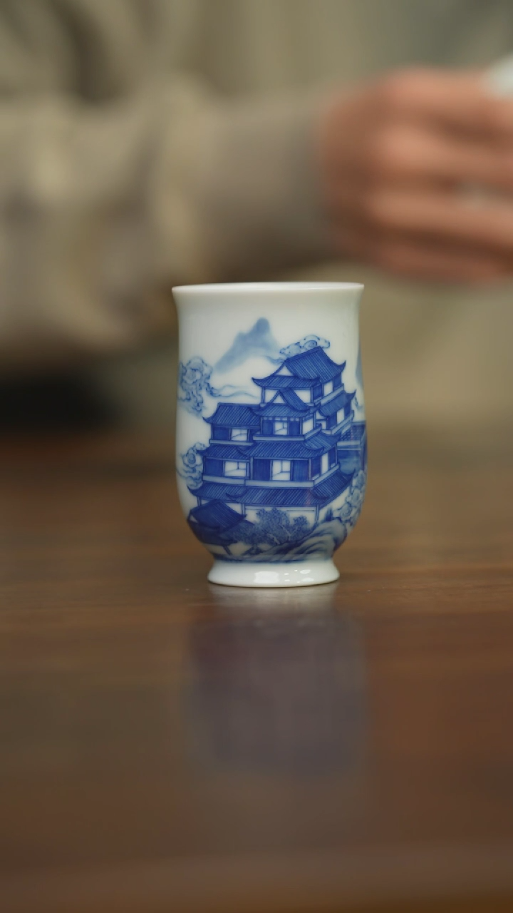 【闪购商品】杯柴窑青花破价福利