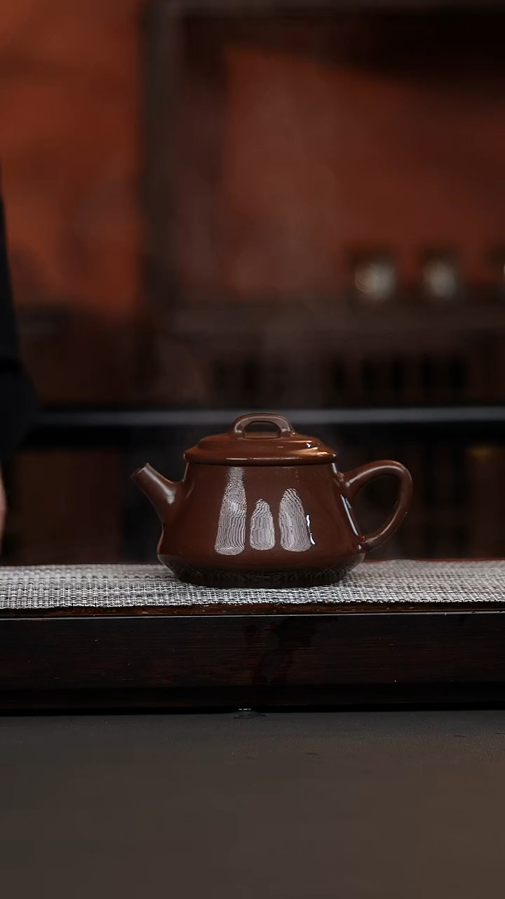 茶壶紫砂紫泥础瓢