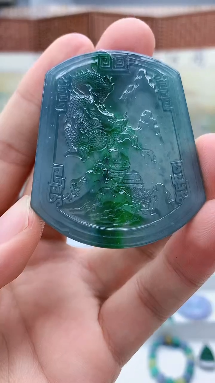 未镶嵌定制翡翠4688bb-毛货挂件41