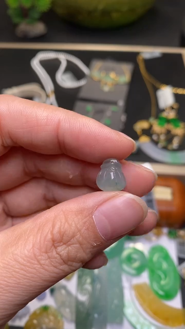 颈饰未镶嵌翡翠净货33644